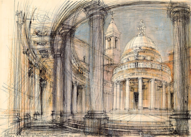 Rzym – San Pietro in Montorio, Tempietto del Bramante (1965)