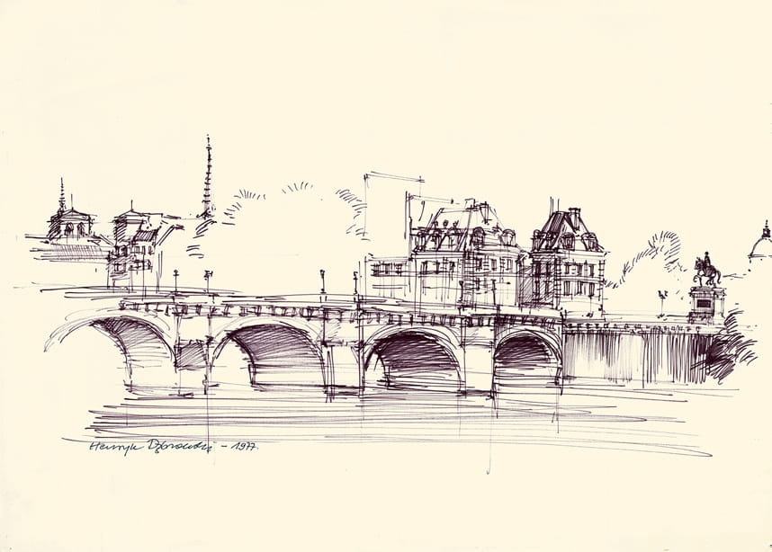 Paryż– Pont Neuf (1977)