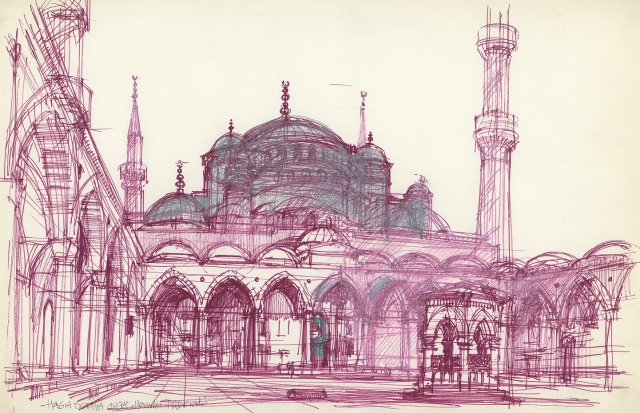 Stambuł – Hagia Sophia ,widok (1978)