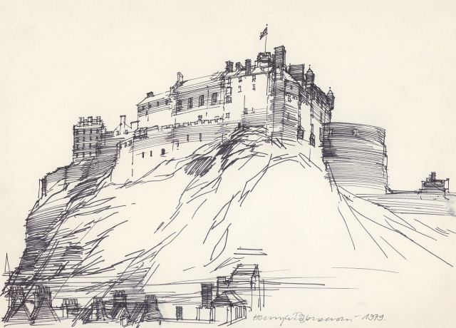 Szkocja – Edynburg , Zamek królów Szkockich (1979)