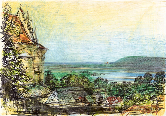 Kazimierz Dolny – panorama doliny Wisły (1986)