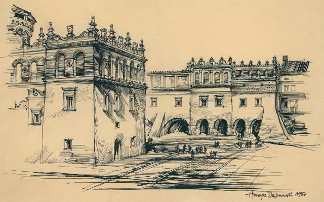 Sandomierz - rynek (1957)