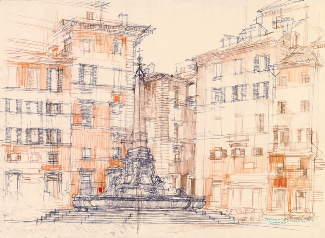 Rzym – Piazza della Rotonda (1965)